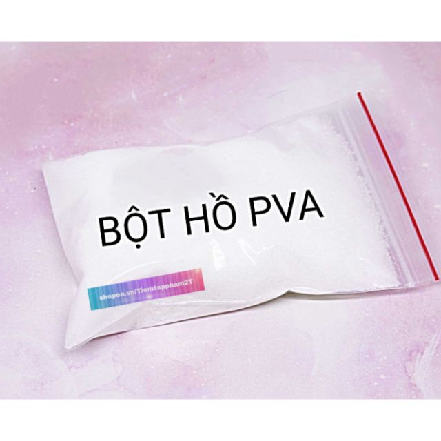 100G Bột Hồ PVA Nấu Keo Trong ( ĐỌC MÔ TẢ KHI MUA SP NÀY )