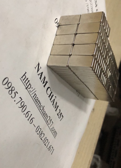 [Xả Kho]30 viên Nam châm viên 20*10*5mm, loại nam châm trắng đất hiếm lực hút mạnh.