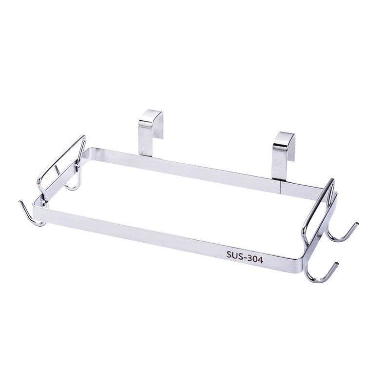 Giá treo đồ nhà bếp đa năng inox 304 - 25x13x6cm