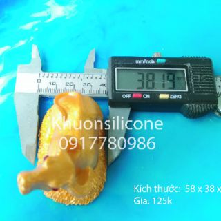 Khuôn silicon 12 con giáp ( Sửu )