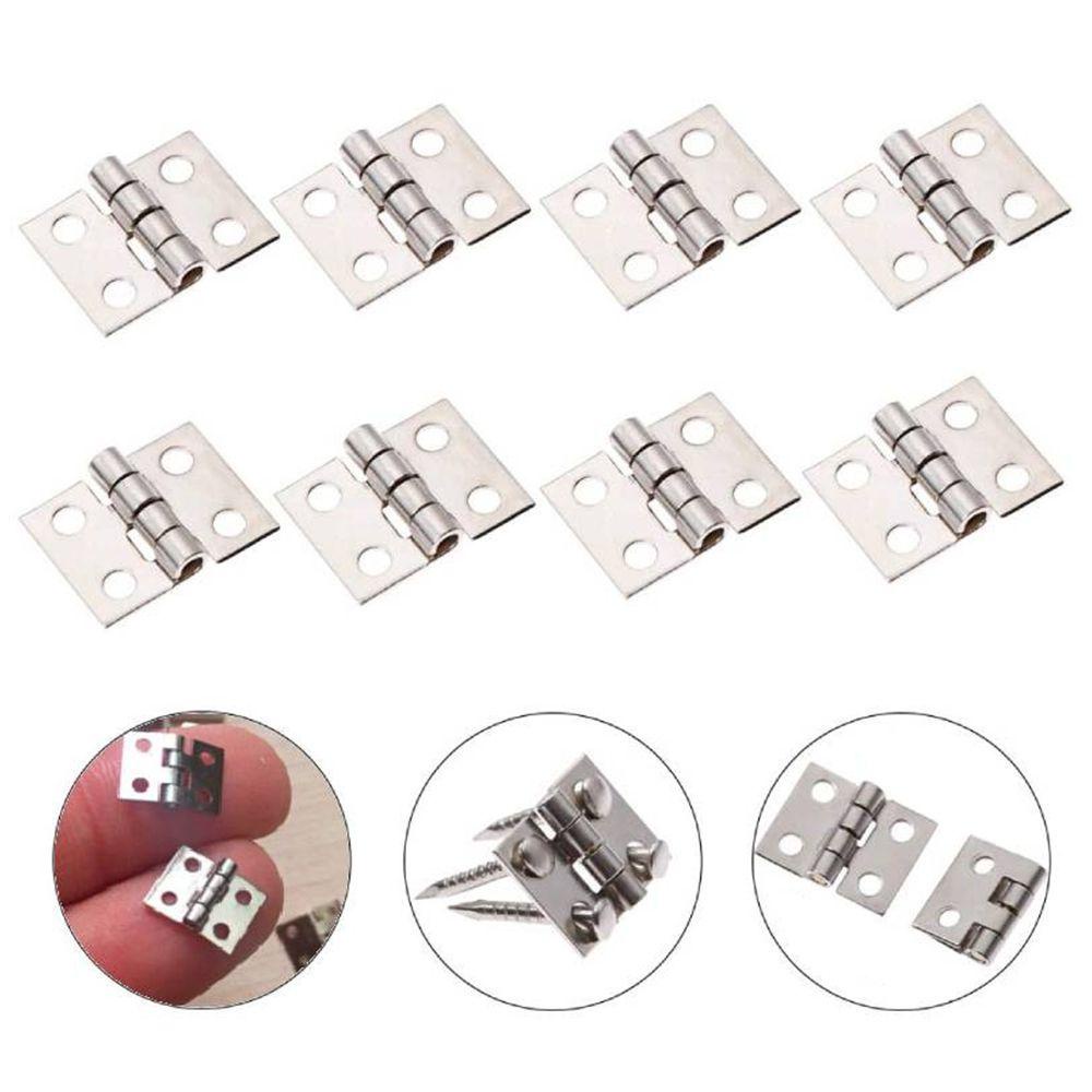 PISTA Set 50 Bản Lề Mini Hỗ Trợ Cho Tủ Đồ Nội Thất / Tủ Chén