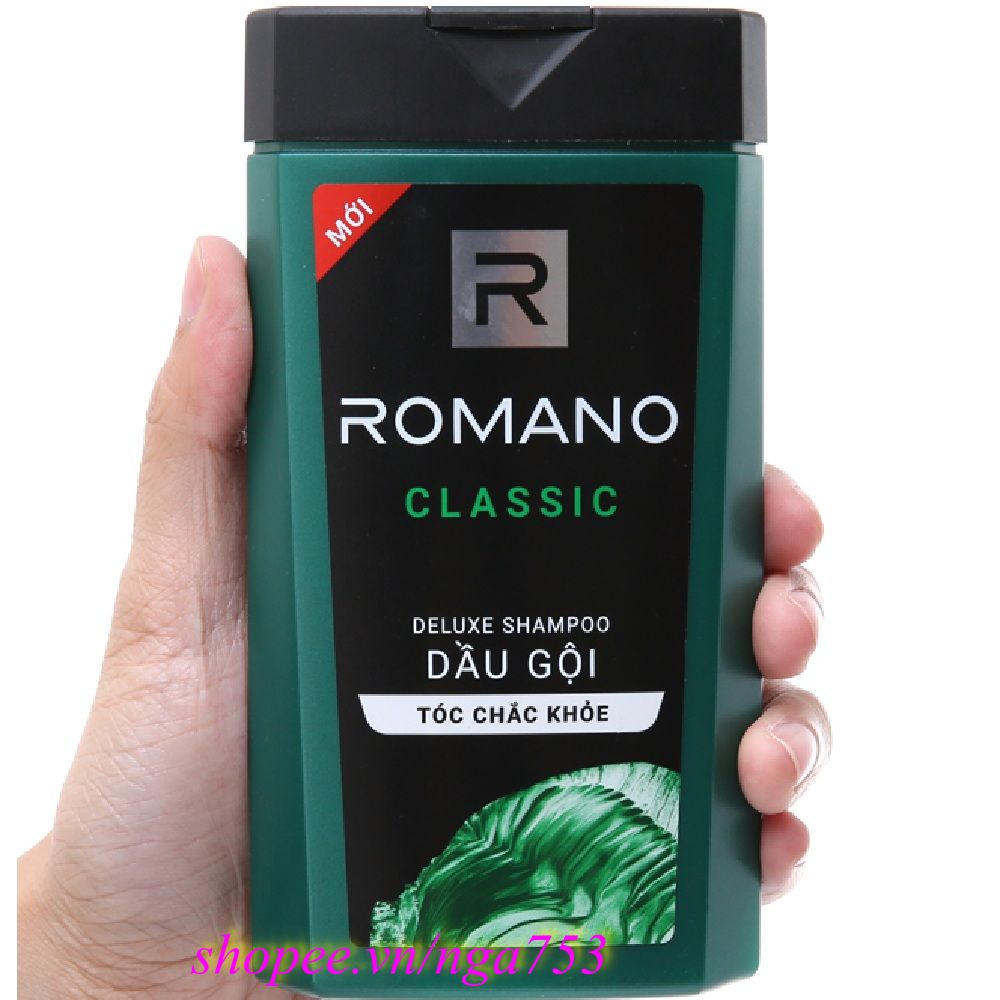 Dầu Gội Cao Cấp Cho Nam Romano Classic 180g 100% chính hãng, shop 99k cung cấp và bảo trợ.