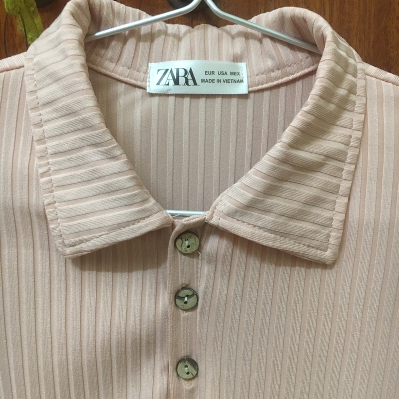 Áo polo thun tăm tag Zara chất đẹp