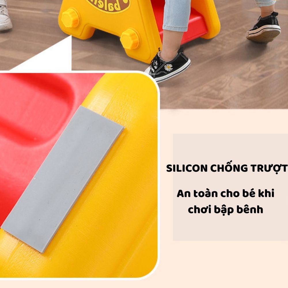 Bập Bênh Đôi Cho Bé Đồ Chơi Vận Động Hình Hươu Đáng Yêu Chất Liệu Nhựa An Toàn Zozon