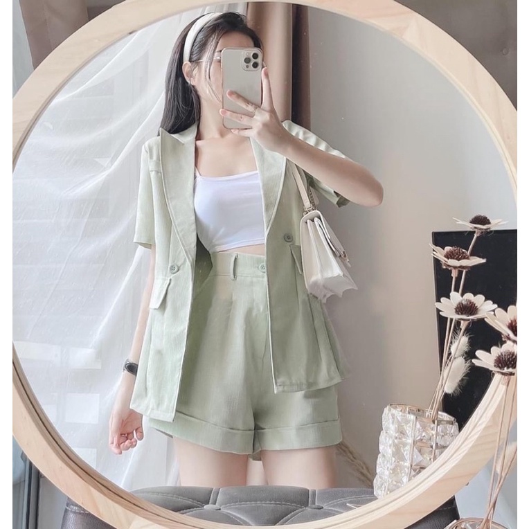 Set vest xanh mạ 3 món | BigBuy360 - bigbuy360.vn