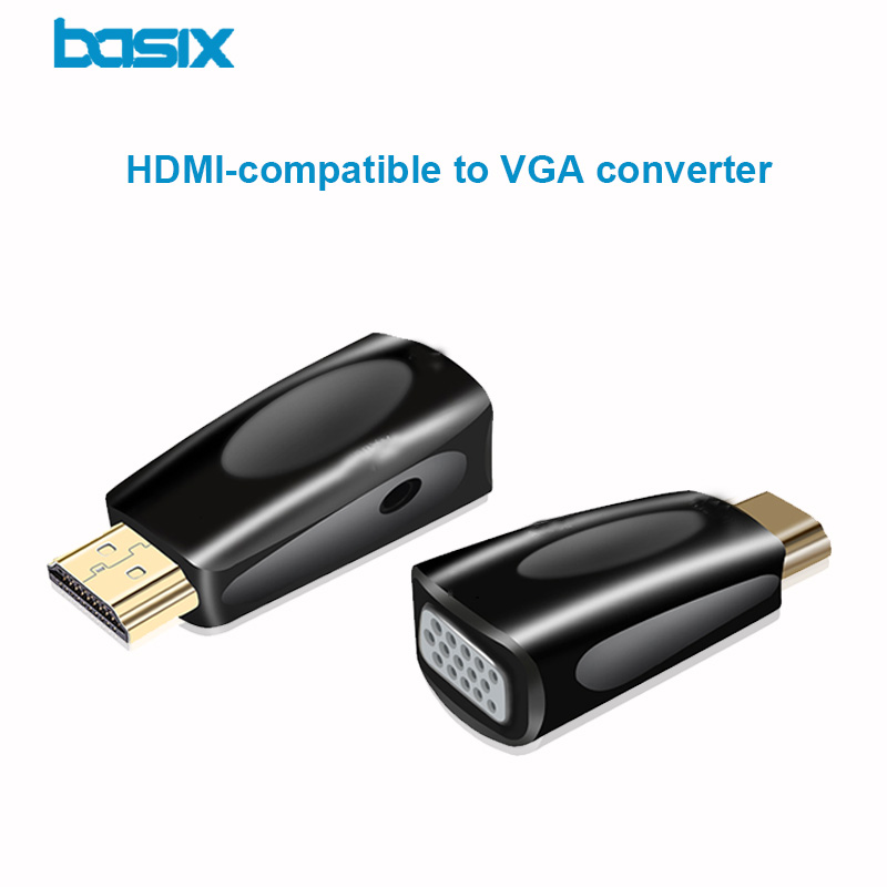 Bộ Chuyển Đổi Hdmi Sang Vga Vda Với Âm Thanh Hdim Cho Máy Tính / Notebook / Màn Hình Tv Hd / Màn Hình Máy Chiếu / Màn Hình Hd