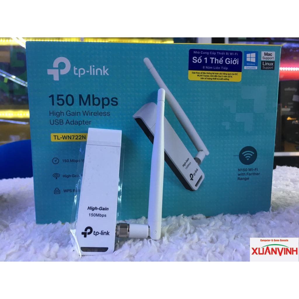 BỘ THU WIRELESS TP-LINK TL-WN722N