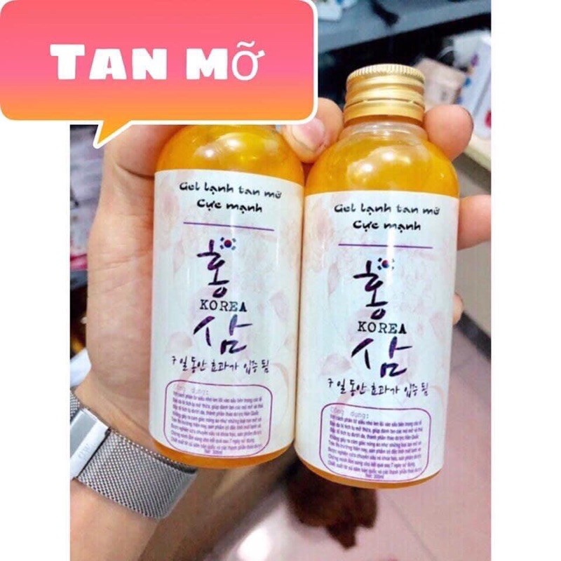 GEL LẠNH TAN MỠ HÀN QUỐC( cực mạnh)