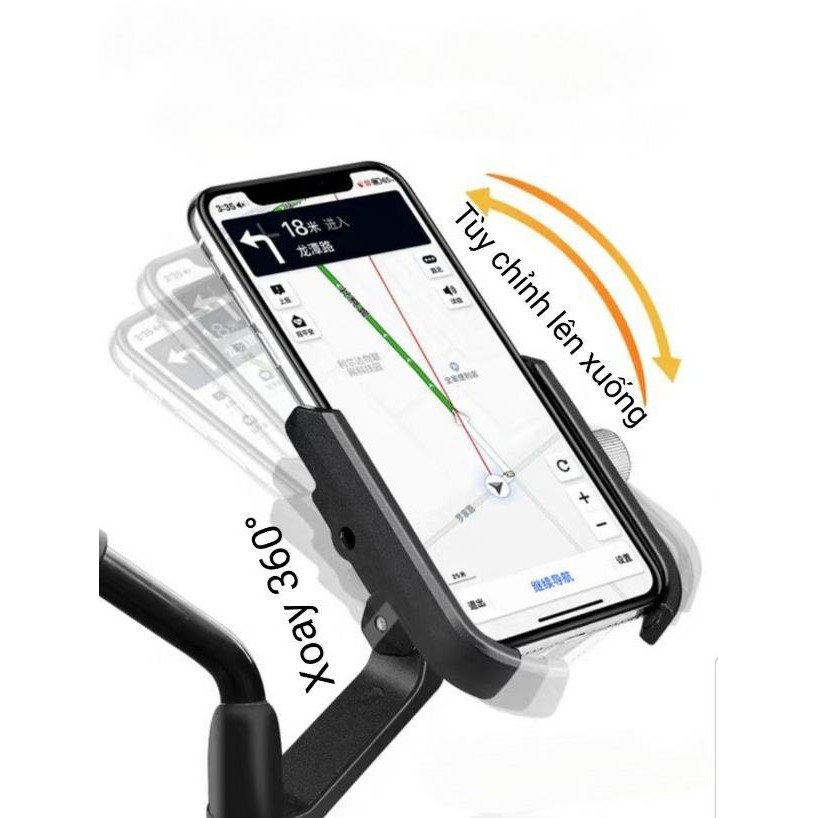 Giá Đỡ XE MÁY C2 GẮN CHÂN KÍNH XE BẰNG KIM LOẠI KHÔNG RỈ