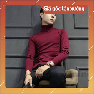 Áo len nam cổ lọ .Chất len mềm mịn
