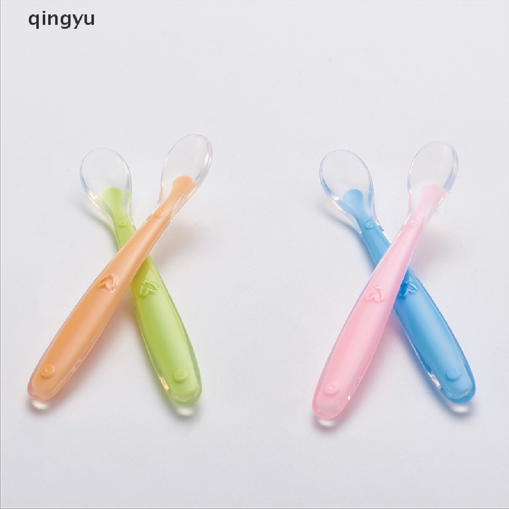 Muỗng Silicone Cho Bé Ăn Súp Tiện Dụng