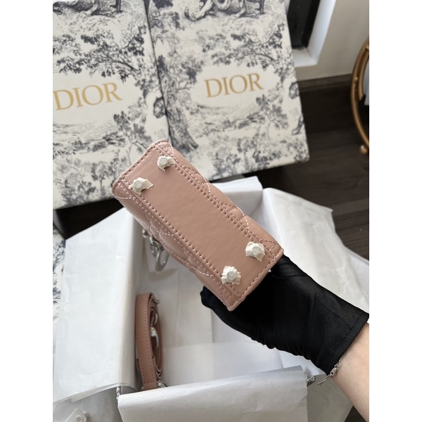 Túi xách nữ Dior Lady 3 ô chuẩn SPSL FULL BOX