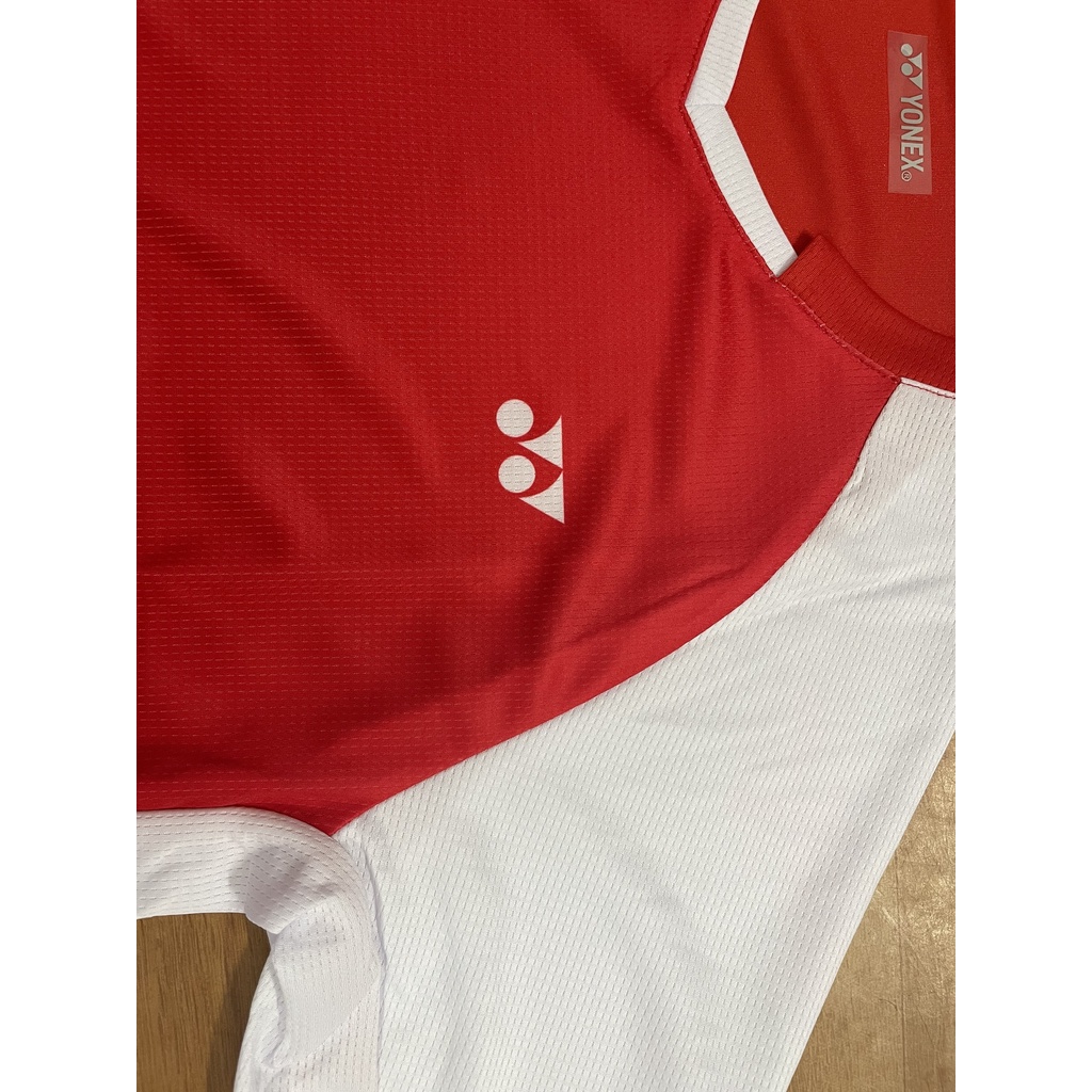 Áo cầu lông Yonex 6250 Đỏ (nam,nữ)