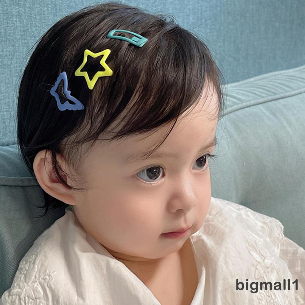 Set 8 Kẹp Tóc Hình Dáng Dễ Thương Cho Bé Gái