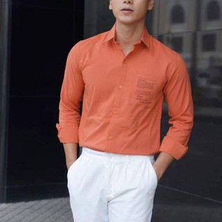 Áo sơ mi nam dài tay vải lụa đũi xước mỹ cao cấp S1