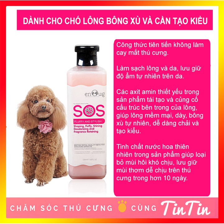 [Chính Hãng] Sữa Tắm SOS Cho Chó Mèo 530 ml