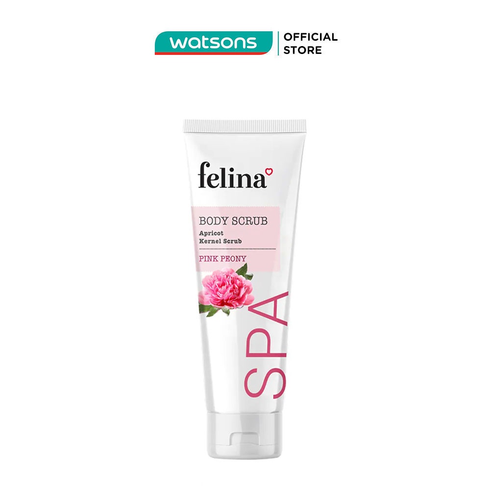Gel Tẩy Tế Bào Da Felina Chiết Xuất Hoa Mẫu Đơn Pink Peony Body Scrub 300ml