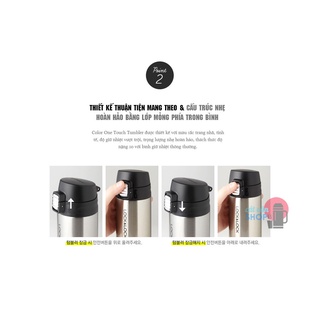 [Có Video] Bình giữ nhiệt Lock&Lock Feather Light 500ml LHC3220