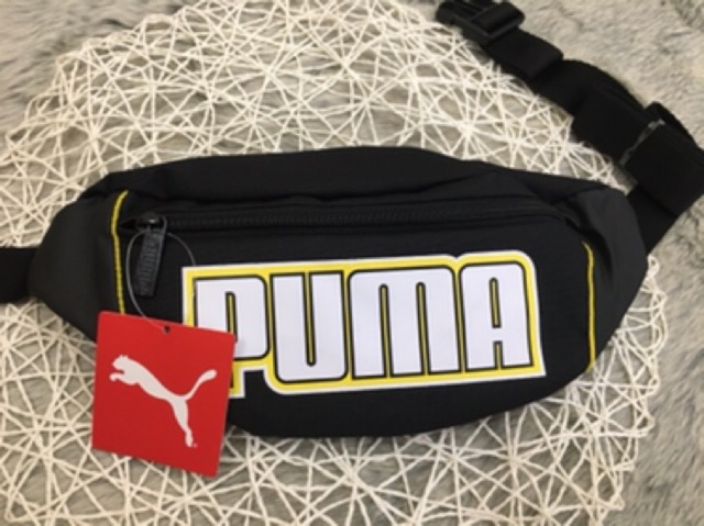 Túi bao tử Puma Core Waist Bag (đen/ hồng)