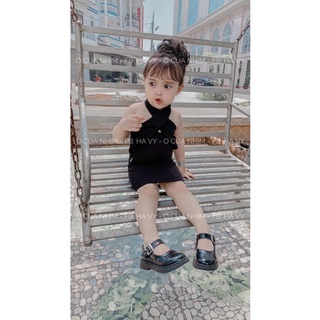 Váy body chéo cổ cá tính cho bé ❤️