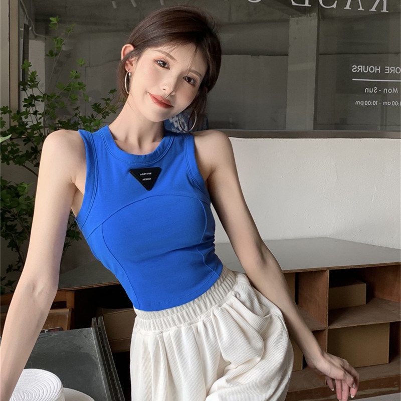 Áo hai dây thể thao SUXI có mút đệm ngực thời trang mùa hè quyến rũ cho nữ