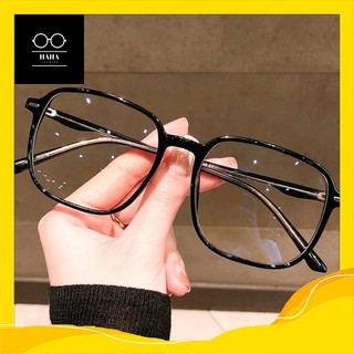 [Mã HAHA1206 giảm 30K đơn 50K] Gọng kính cận kính mắt HAHA,mắt kính vuông gọng kính thời trang 98023