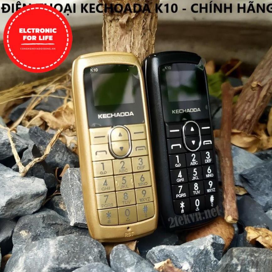 Điện Thoại Mini Kechaoda K10 siêu nhỏ - Kiêm tai nghe Bluetooth- Kế nối ĐT 1 Sim - Bảo hành 12 tháng