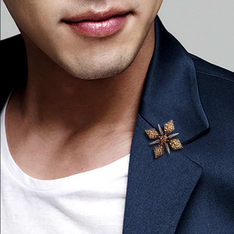 Ghim cài áo Vest Nam,Ghim Cài Áo Hình Thánh Giá Thời Trang Dành Cho Nam
