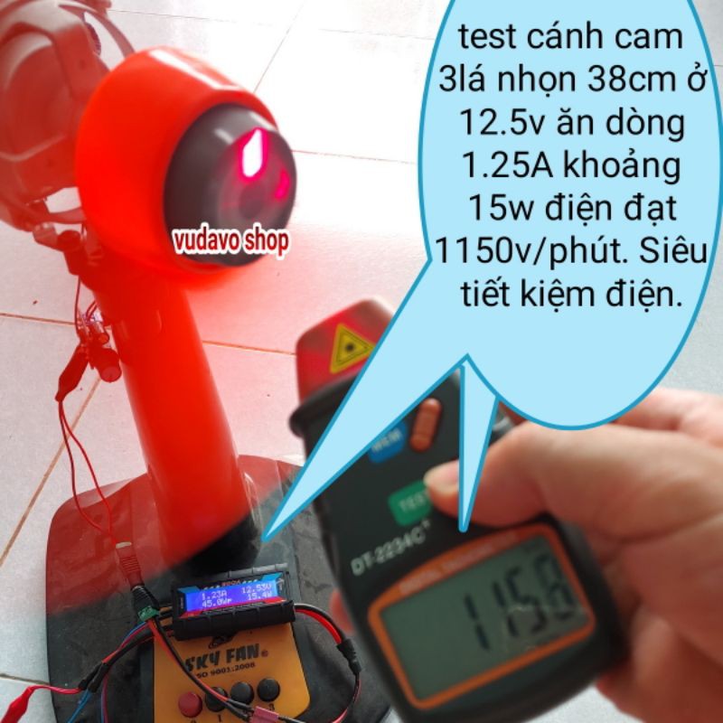 đầu quạt không chổi than 12v BLDC