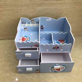 (TẶNG 1 LỌ ĐỰNG BÚT) KỆ MỸ PHẨM 7 NGĂN