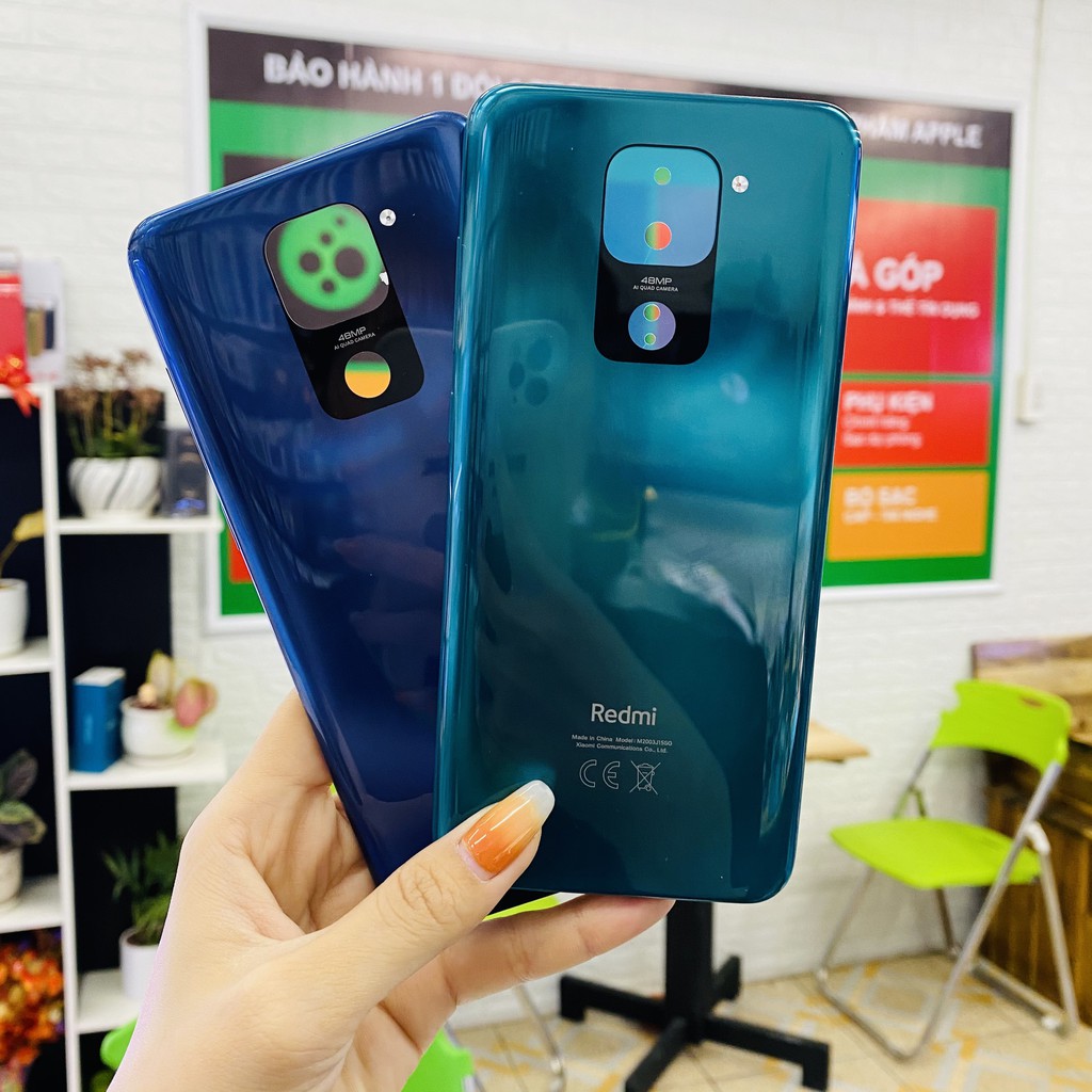Nắp lưng Xiaomi Redmi Note 9, mặt kính lưng Redmi Note 9, xiaomi gauguin linh kiện đẹp 9/10 zin