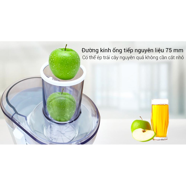 Máy ép trái cây Panasonic  MJ-SJ01WRA 800W, made in Malaysia