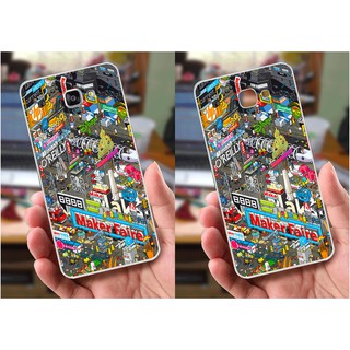 Ốp lưng Samsung A9 / A9 Pro (dẻo viền trắng trong) - Brands