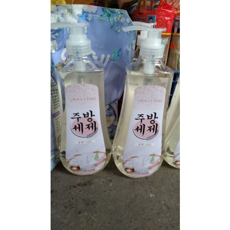 Nước rửa chén hữu cơ tinh chất gạo Blue chai 1200ml