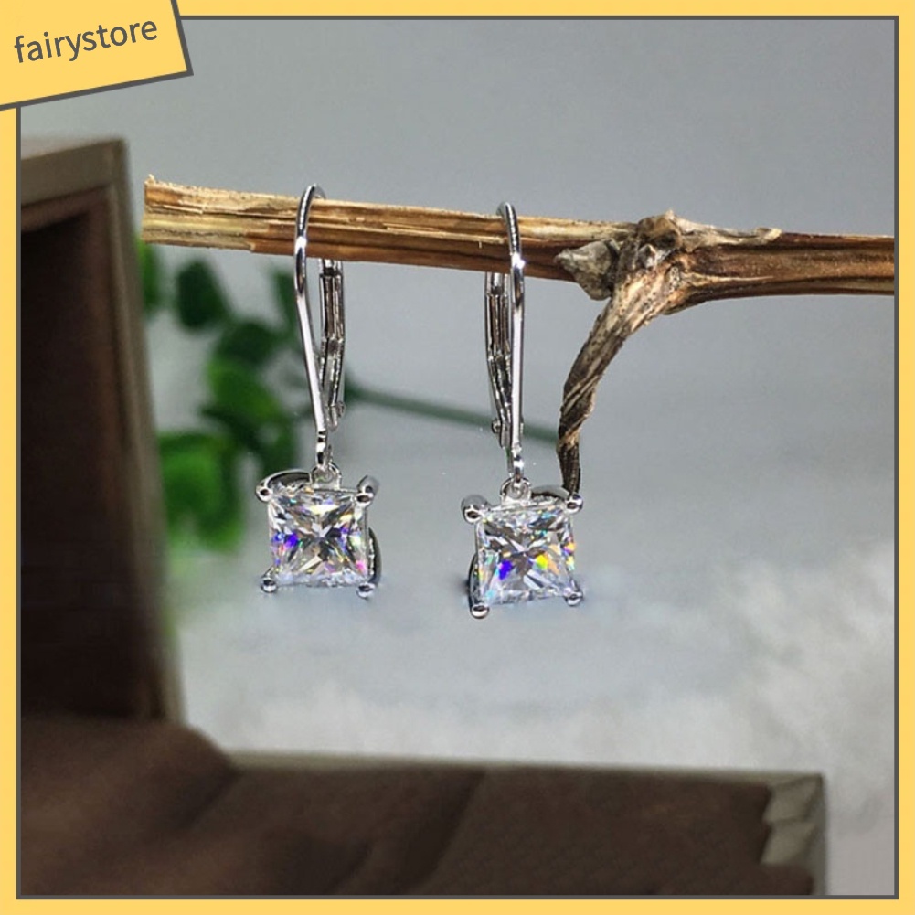 Khuyên Tai Đính Đá Nhân Tạo Thời Trang Dành Cho Nữ