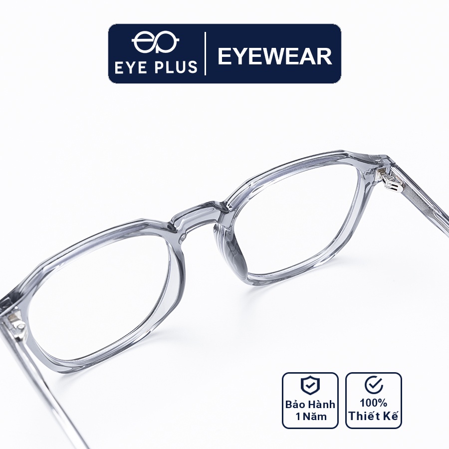 Gọng kính mắt nam nữ thời trang EYE PLUS siêu phẩm đa giác E360-72014