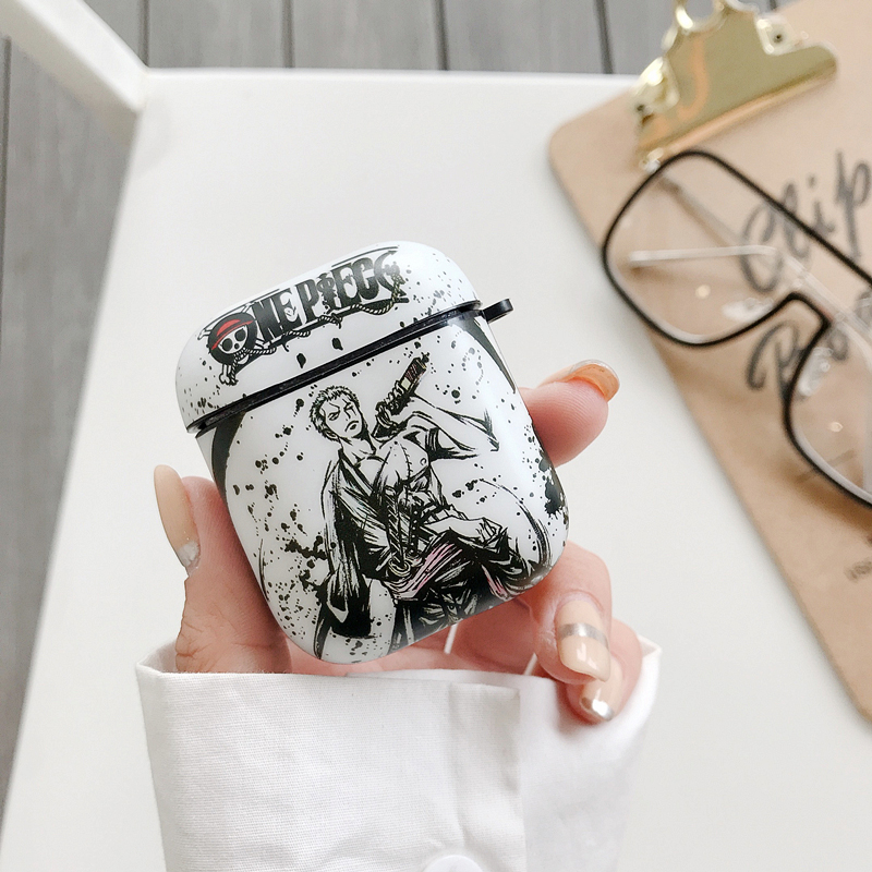 Vỏ Bảo Vệ Hộp Sạc Tai Nghe AirPods 1 / 2 / 3 pro pro 2 2022 Apple Bằng TPU IMD Hình Anime One Piece