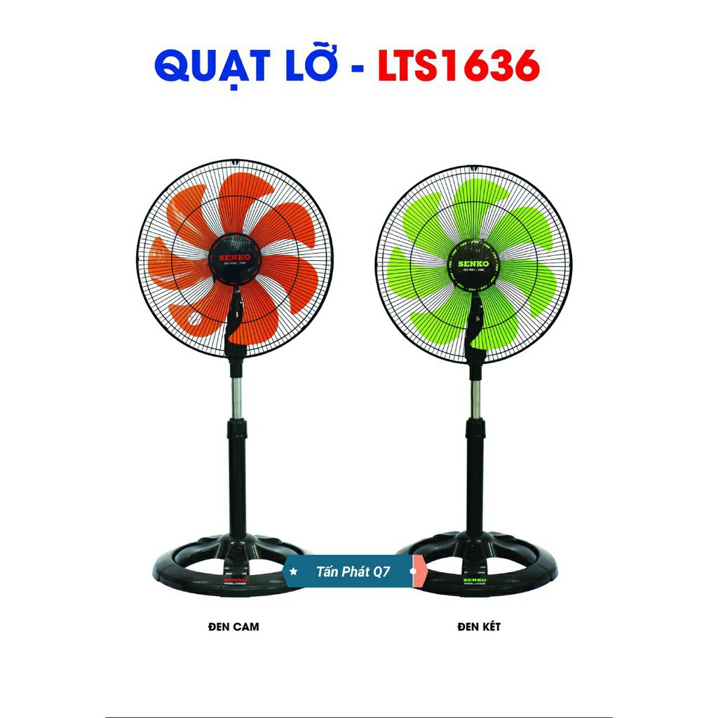 Combo 02 quạt Senko LTS1636