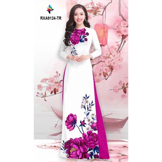 vải áo dài in 3d