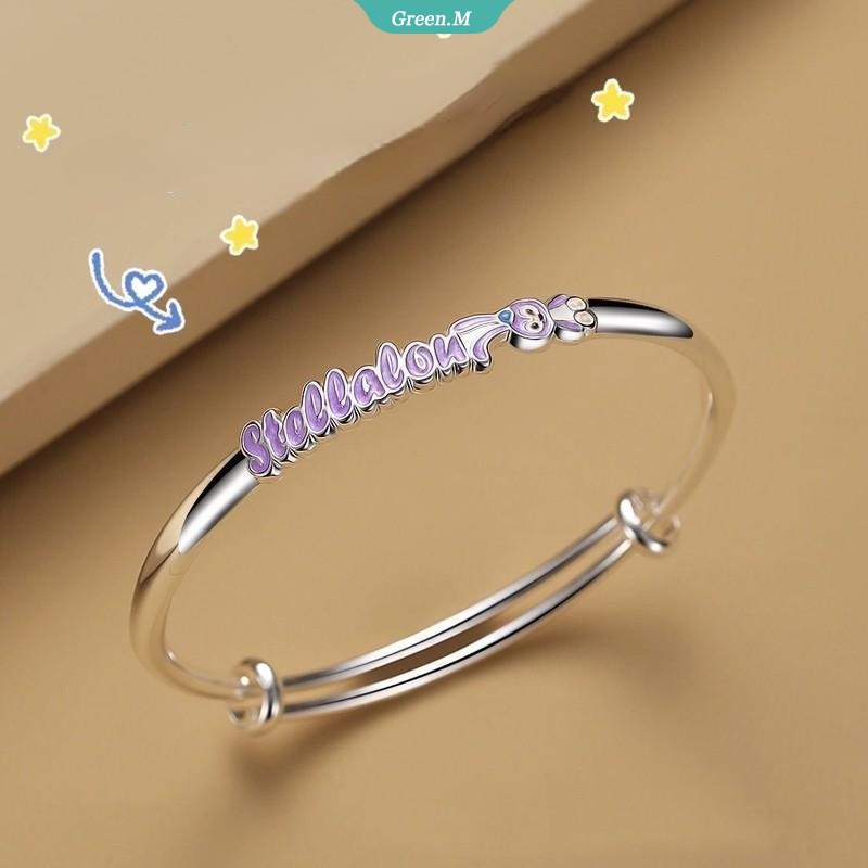 Vòng đeo tay hình Sanrio StellaLou Cinnamoroll Melody Kuromi Hello Kitty quà tặng cho bạn gái cặp đôi thời trang