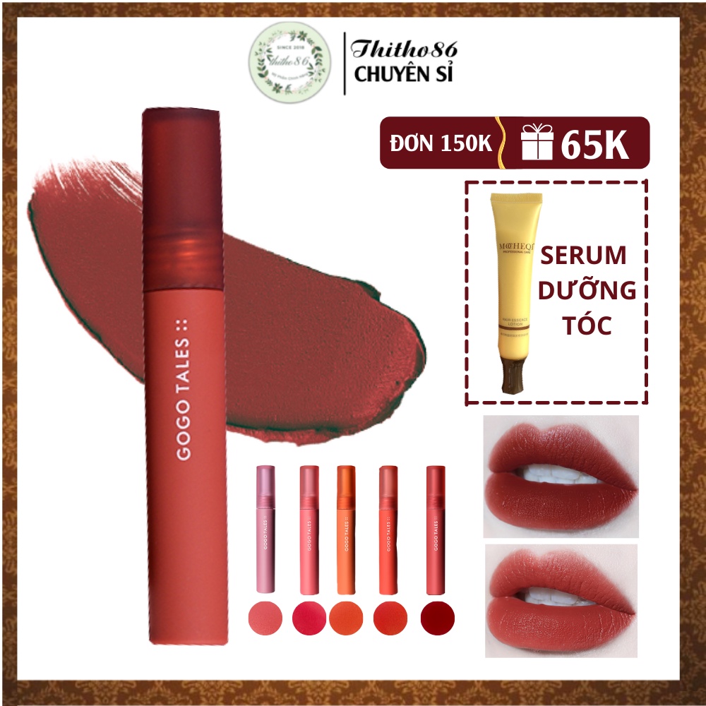 Son Kem Lì Mịn Môi GOGOTALES Air Velvet Lip Gloss GT163
