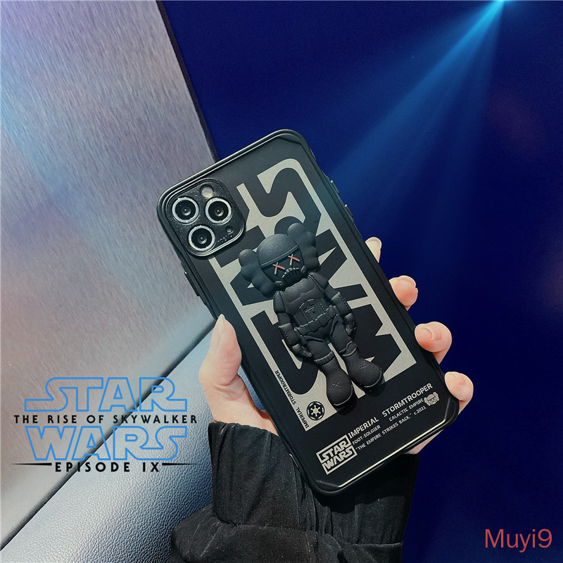 Ốp điện thoại TPU in hình Kaws & Star Wars cho Iphone 12 11 Promax X Xs max Xr 8 SE2 7 Plus | BigBuy360 - bigbuy360.vn