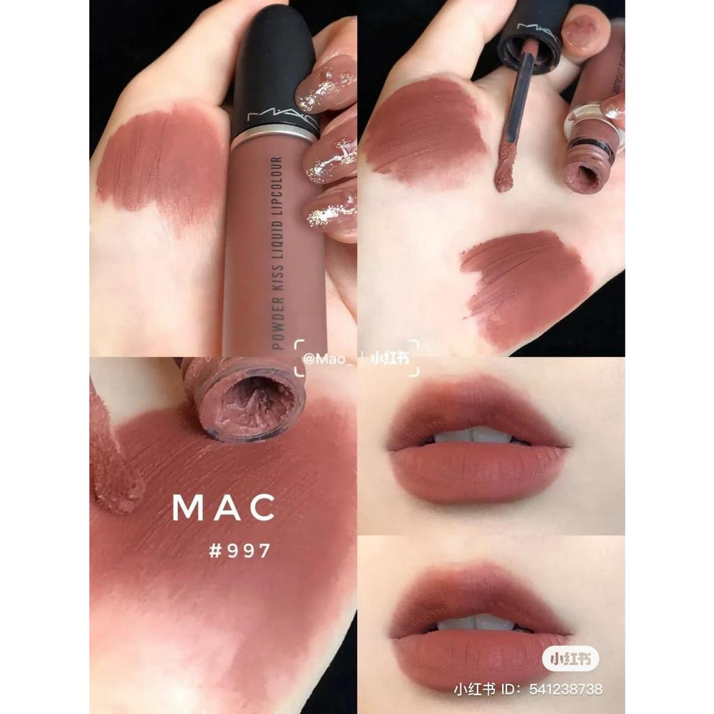 Son kem MAC Powder Kiss Liquid - 996 Date-Maker
