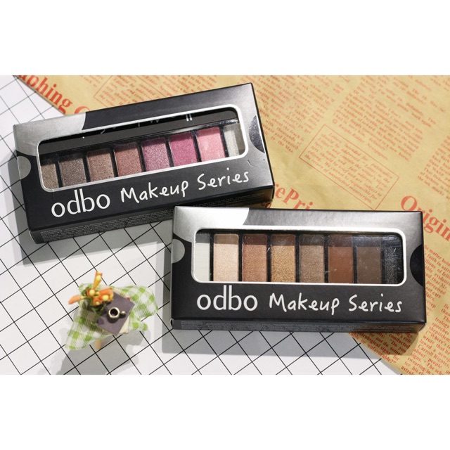 Màu mắt + bột mày + má hồng ODBO