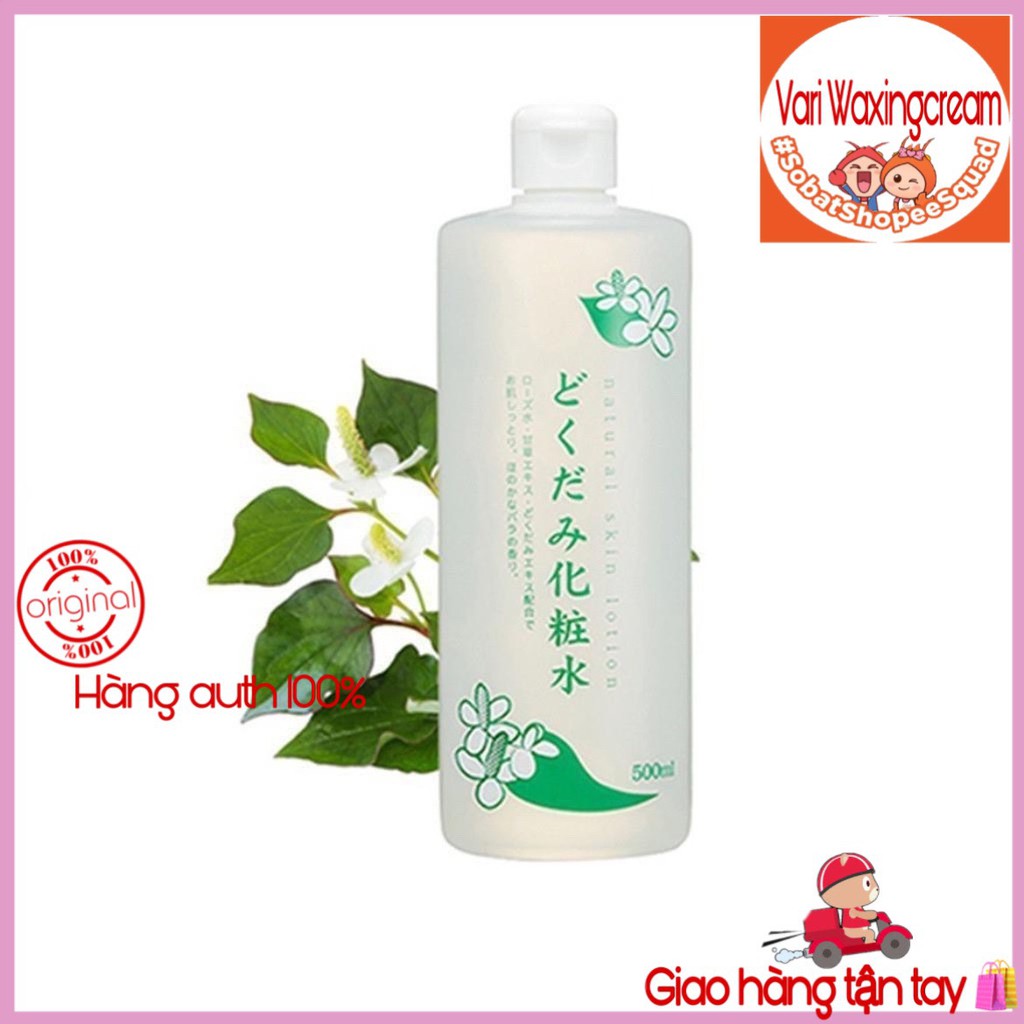 Nước Hoa Hồng [ Sạch Mụn 100%-Hàng Chuẩn] Nước Hoa Hồng Diếp Cá Dokudami Natural Skin Lotion 500ml _ Vari Waxingcream