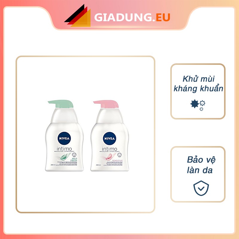 Dung Dịch Vệ Sinh Phụ Nữ Nivea Intimo Waschlotion Sensitive 250 ml