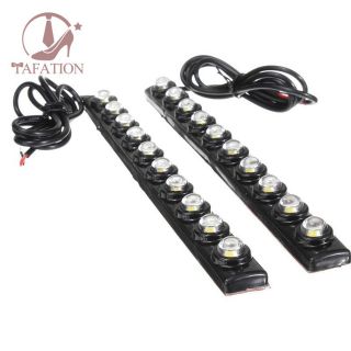 Đèn LED chạy ban ngày DRL 10 COB 200LM DC 12V 20W cho xe hơi (giá 1 và 2 đèn )