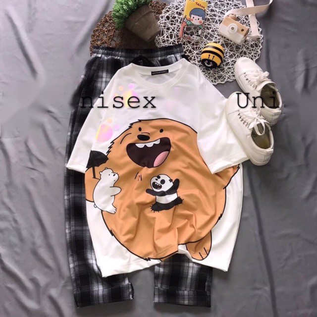 Sét Đồ Bộ Nữ Xinh Cute Quần Caro Kate Ống Rộng Phối Áo Thun Nữ Form Rộng Tay Lỡ Thời Trang Trẻ Teen Hàn Quốc (NHIỀU MẪU)