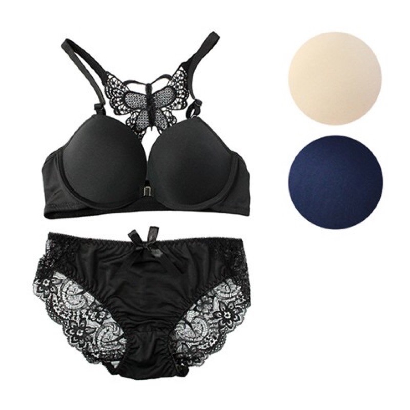 Bộ Sét Đồ Lót Cánh Bướm Sexy , Áo Ngực Cài Trước | BigBuy360 - bigbuy360.vn