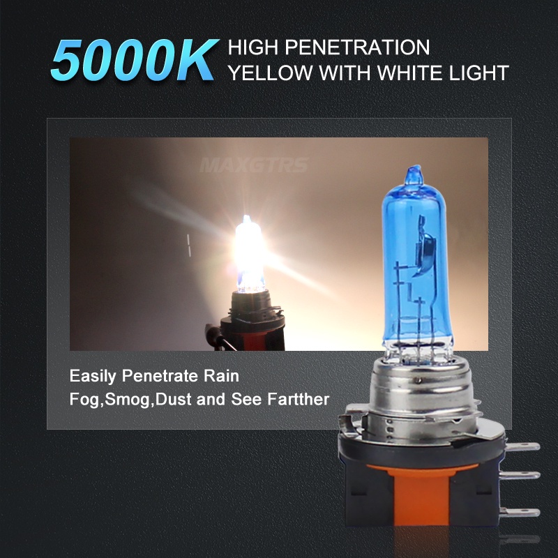 Set 2 Bóng Đèn Halogen H15 55 / 15W 4300K Chuyên Dụng Cho Xe Hơi VW Volkswagen GOLF mk 6 7